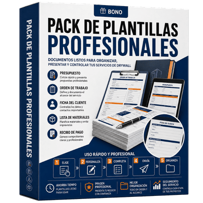 Pack de Plantillas para el Profesional del Drywall